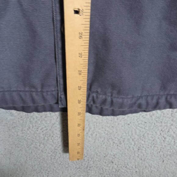 Duluth Trading Co Shirt Jacket Sz Large Fleece Lined Heavyweight Canvas Shacket - Picture 11 of 12